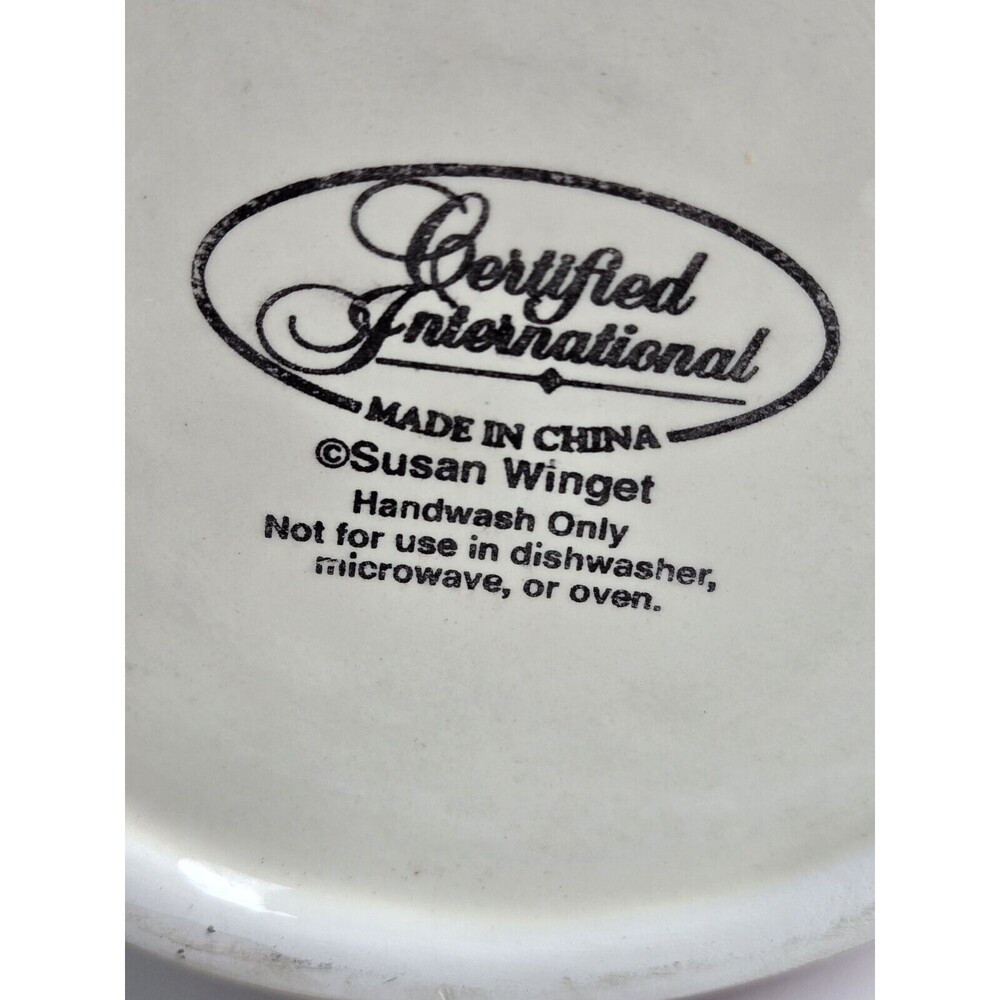Susan Winget Mug Christmas Certified International 3D Ceramic Tree Fireplace Cup - Picture 12 of 16